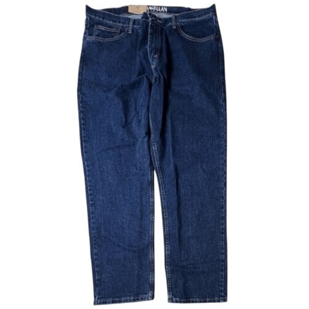 Magellan Outdoors Relaxed Fit Straight Leg Blue Jean sz 40 x 30 NWT